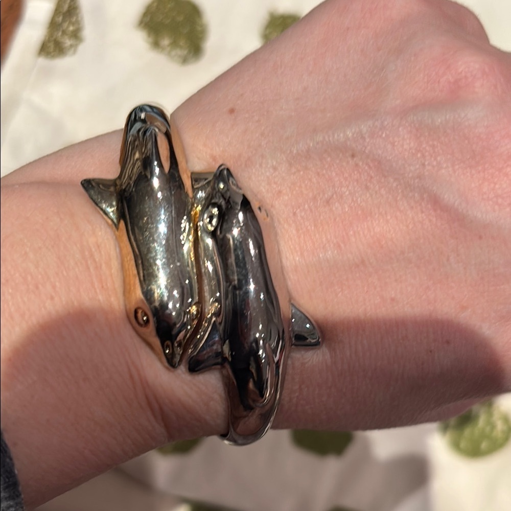 Silver Dolphin Bracelet